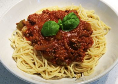 Sauce spaghetti avec saucisses